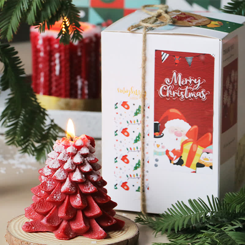 Décoration cadeau bougie parfumée pour sapin de Noël