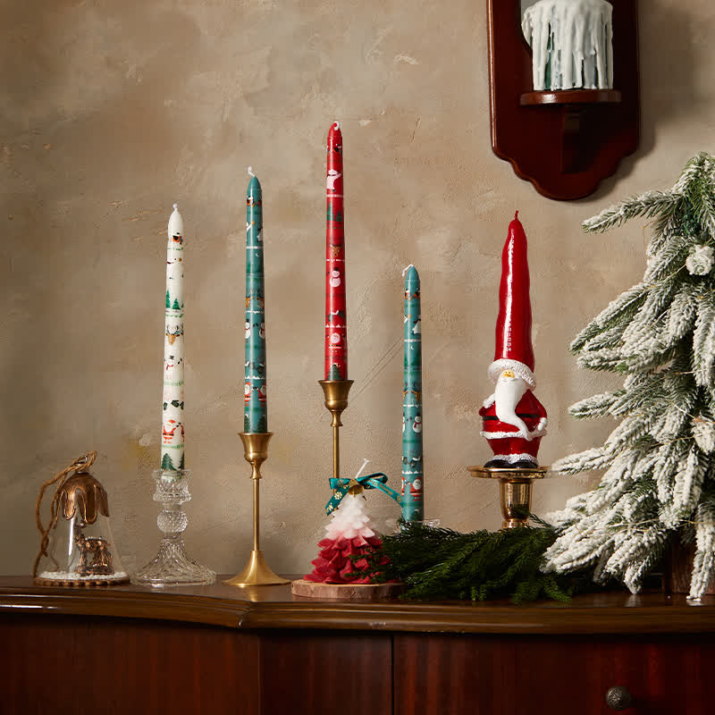 Bougie parfumée festive de Noël (2 pièces)