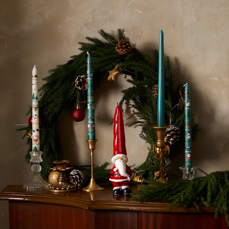 Bougie parfumée festive de Noël (2 pièces)
