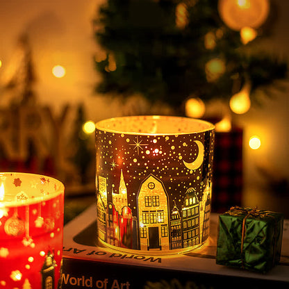 Bougie d'aromathérapie créative et lumineuse pour Noël