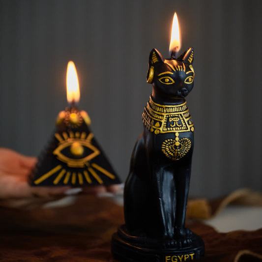 Bougie parfumée Chat égyptien pour votre maison
