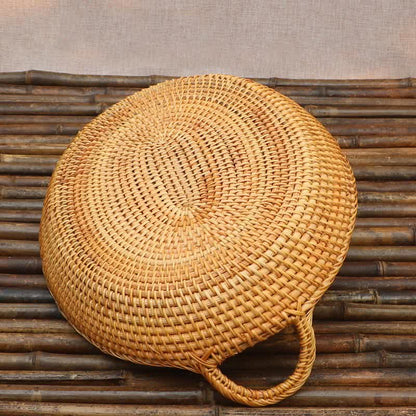 Panier à fruits de ferme simple en rotin