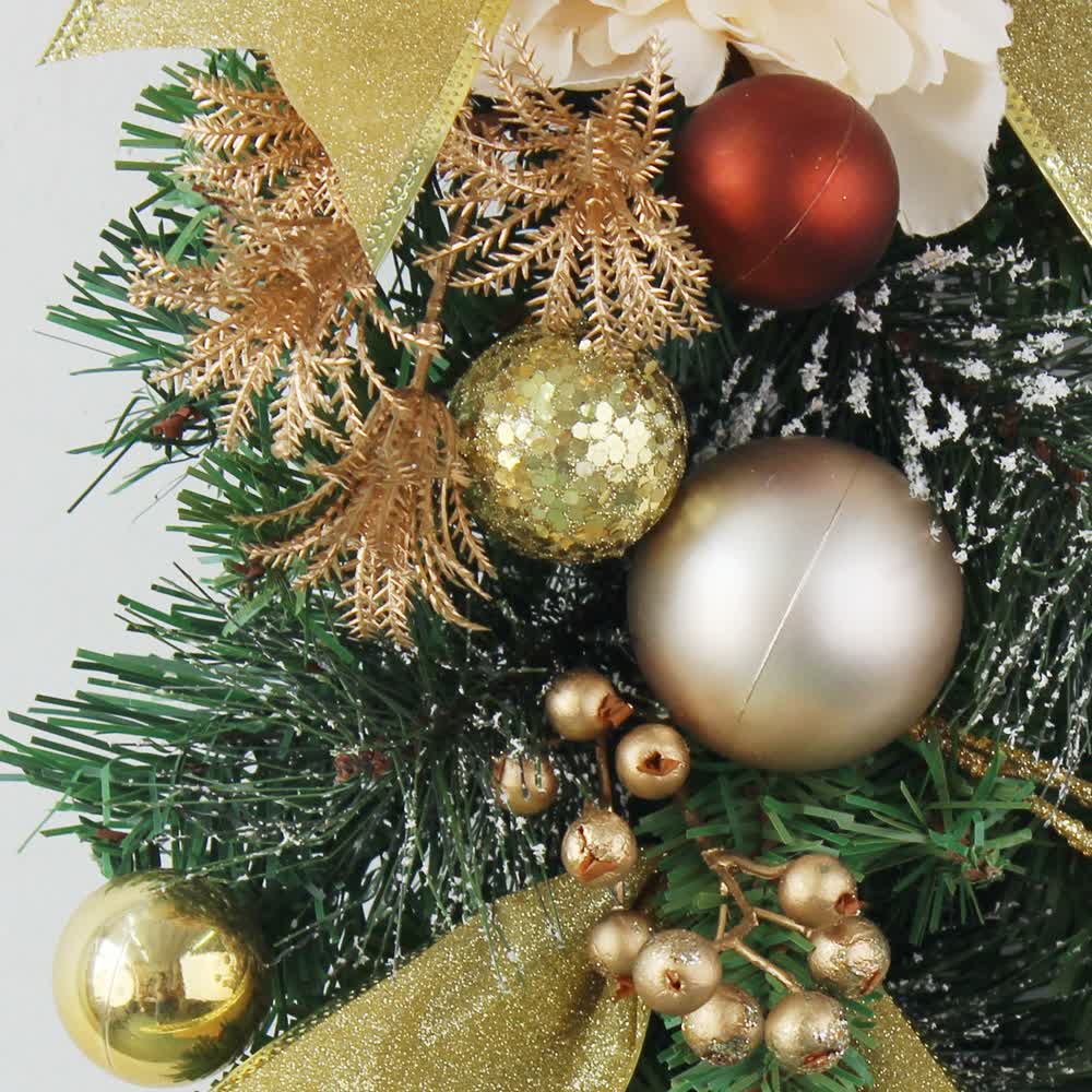 Guirlande de Noël en rotin artificiel