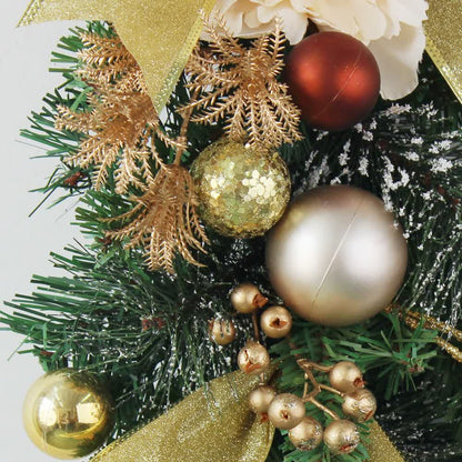 Guirlande de Noël en rotin artificiel
