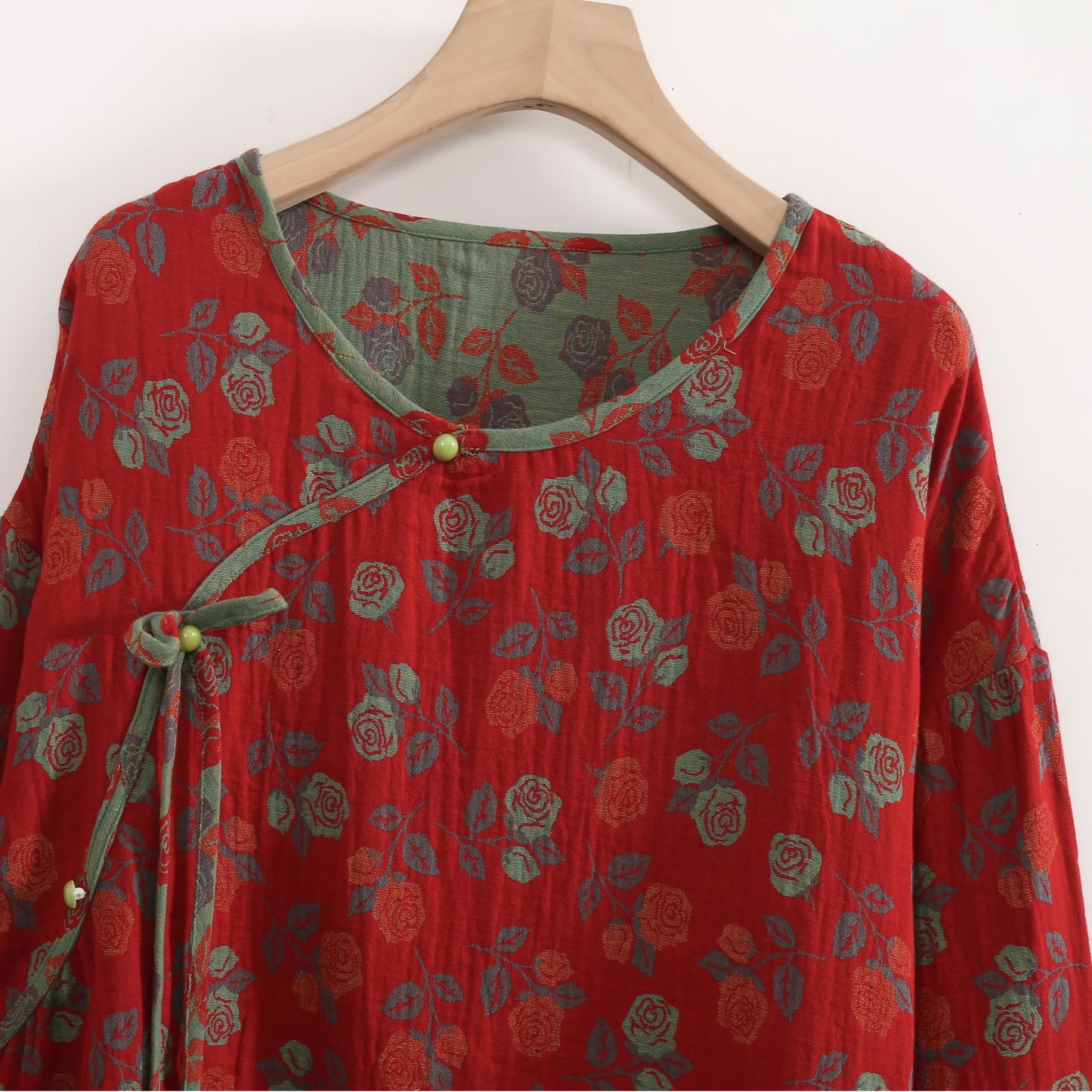 Ensemble pyjama en coton rose doux en grande taille