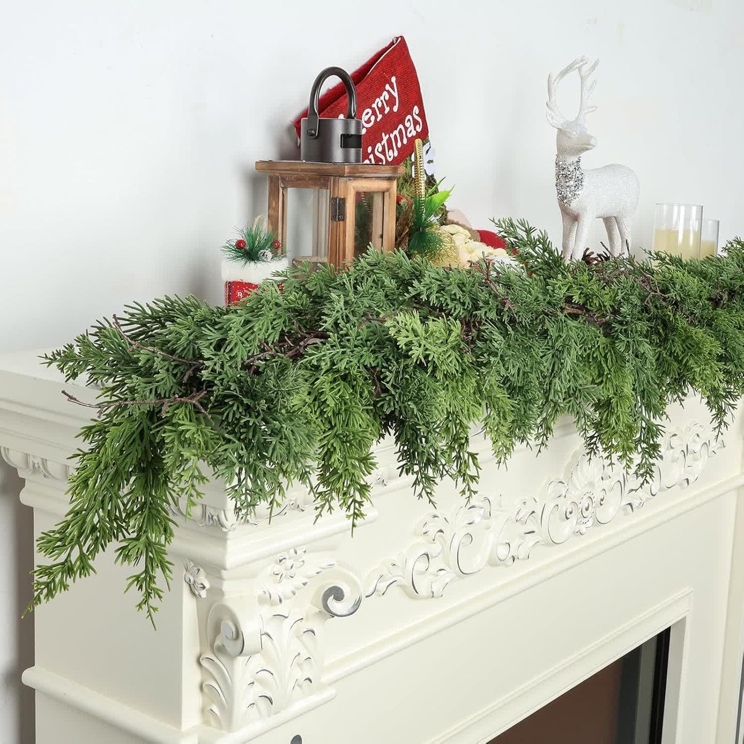 Guirlande de sapin Décoration festive de Noël