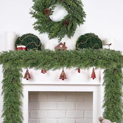 Guirlande de sapin Décoration festive de Noël