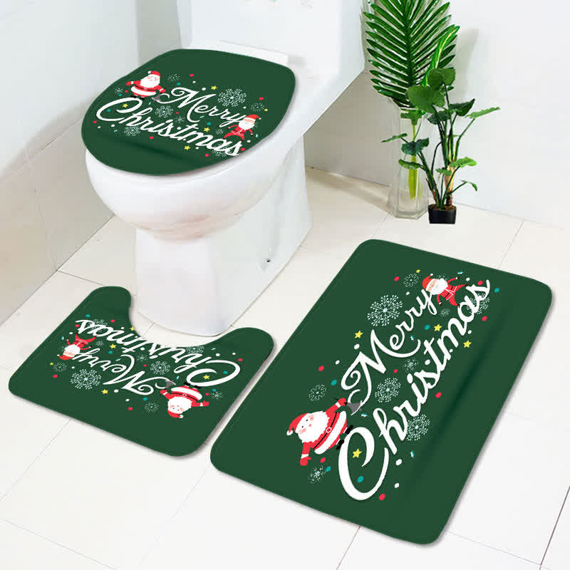 Ensemble de tapis de douche Joyeux Noël
