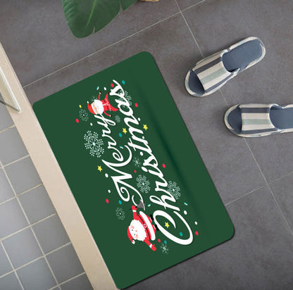 Ensemble de tapis de douche Joyeux Noël