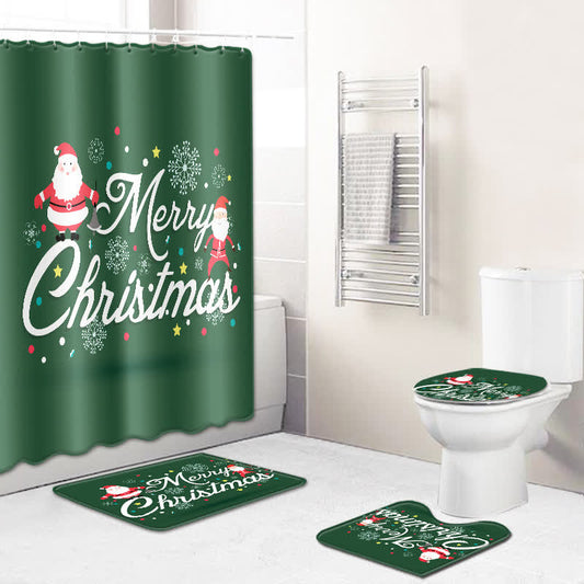 Ensemble de tapis de douche Joyeux Noël