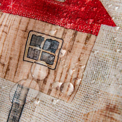 Rideau de douche anti-moisissure avec motif de Noël