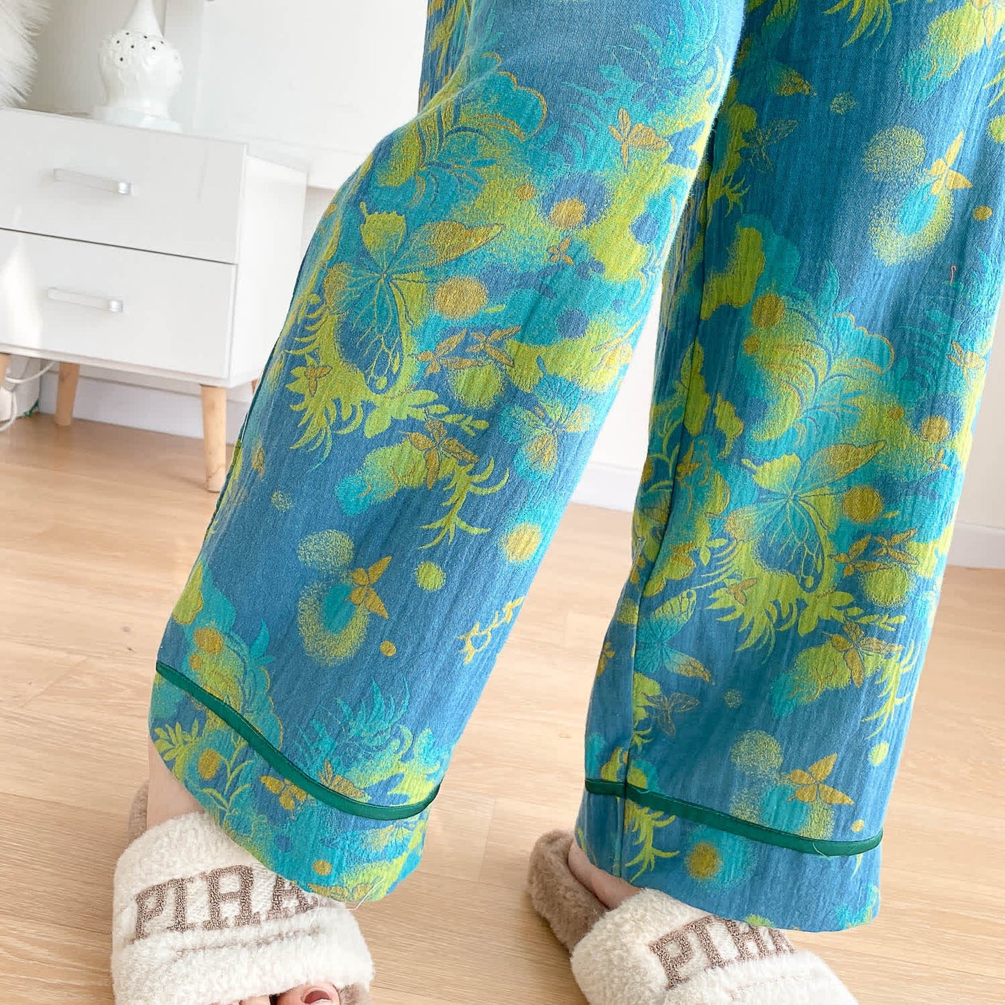 Ensemble pyjama en gaze de coton léger grande taille