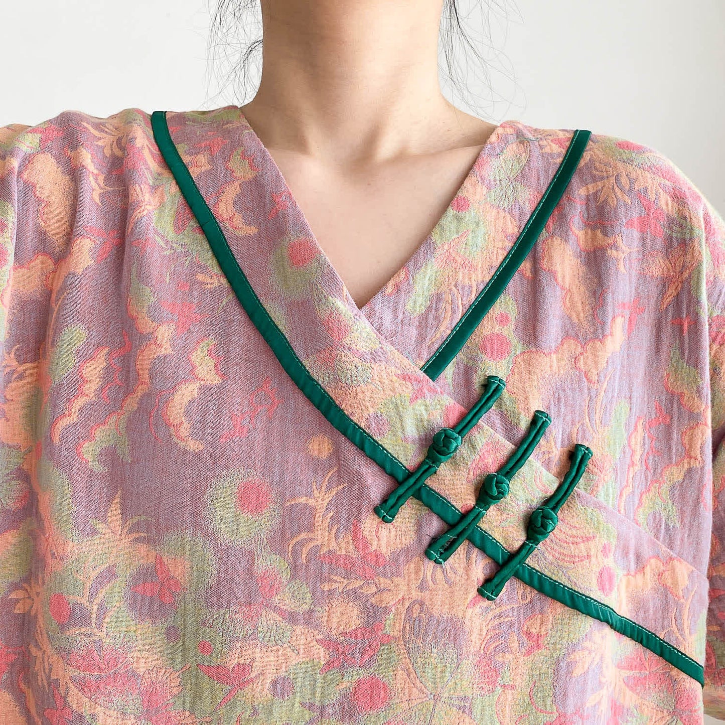Ensemble pyjama en gaze de coton léger grande taille