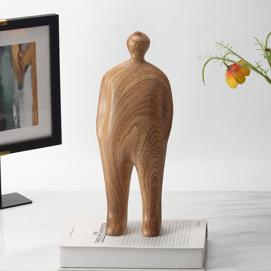 Ornement décoratif créatif en forme de grain de bois