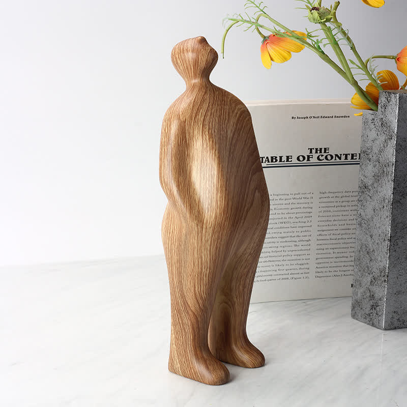 Ornement décoratif créatif en forme de grain de bois