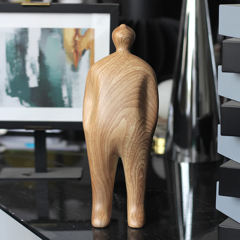 Ornement décoratif créatif en forme de grain de bois