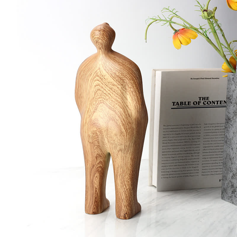 Ornement décoratif créatif en forme de grain de bois