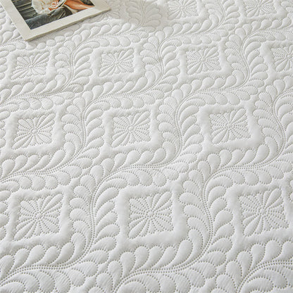Drap-housse imperméable, uni et matelassé