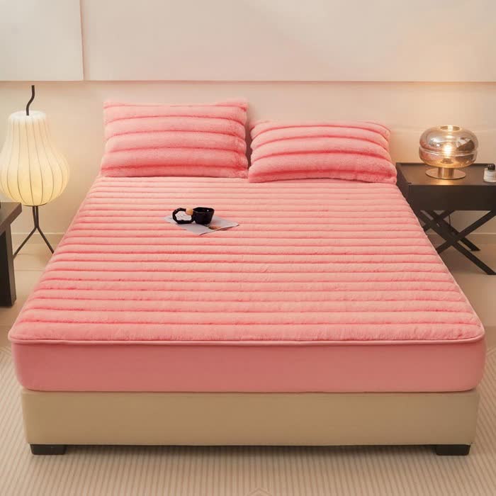Drap-housse d'hiver moderne et chaud en polaire