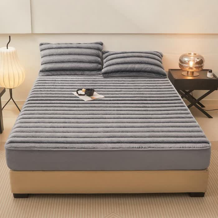 Drap-housse d'hiver moderne et chaud en polaire