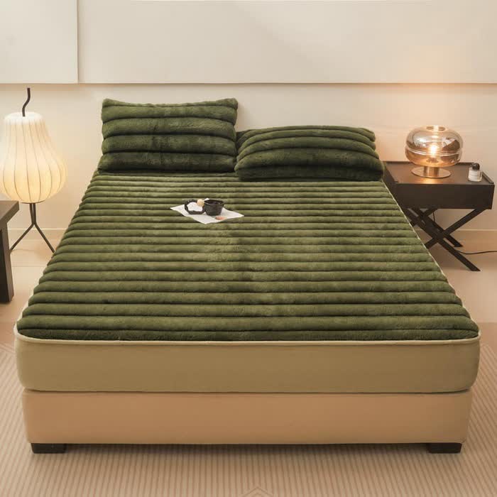 Drap-housse d'hiver moderne et chaud en polaire