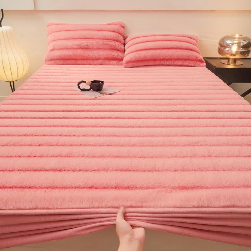 Drap-housse d'hiver moderne et chaud en polaire