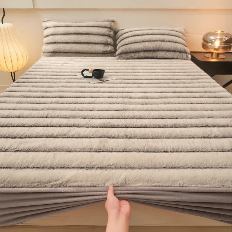 Drap-housse d'hiver moderne et chaud en polaire