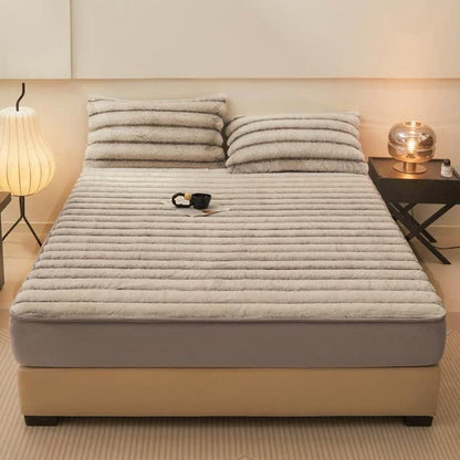 Drap-housse d'hiver moderne et chaud en polaire