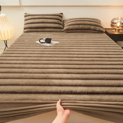 Drap-housse d'hiver moderne et chaud en polaire