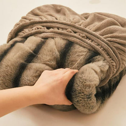 Drap-housse d'hiver moderne et chaud en polaire