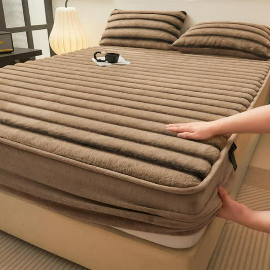 Drap-housse d'hiver moderne et chaud en polaire