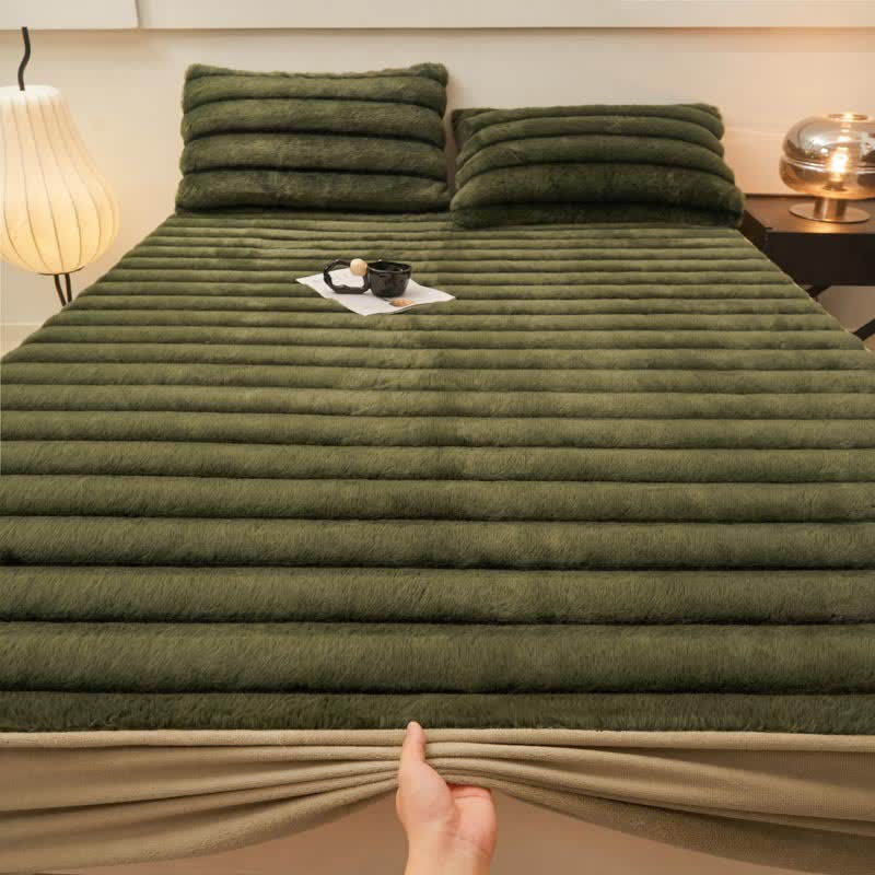 Drap-housse d'hiver moderne et chaud en polaire