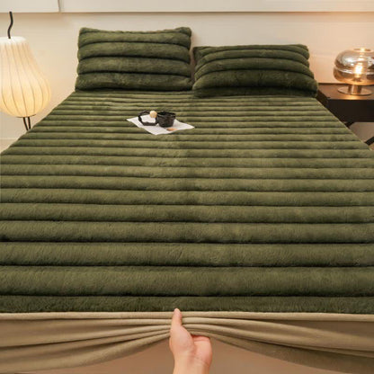 Drap-housse d'hiver moderne et chaud en polaire