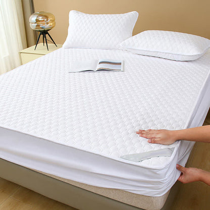 Drap-housse imperméable, simple et uni