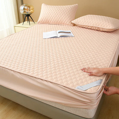 Drap-housse imperméable, simple et uni