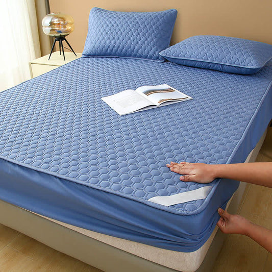 Drap-housse imperméable, simple et uni