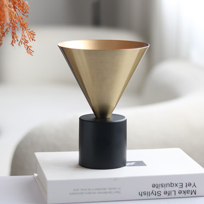 Ornements de vase créatifs en forme de trompette