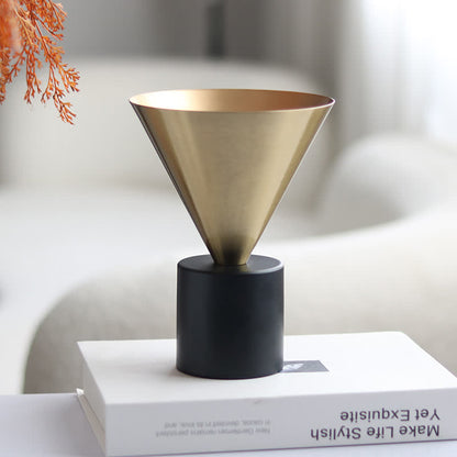 Ornements de vase créatifs en forme de trompette