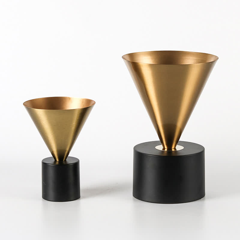 Ornements de vase créatifs en forme de trompette