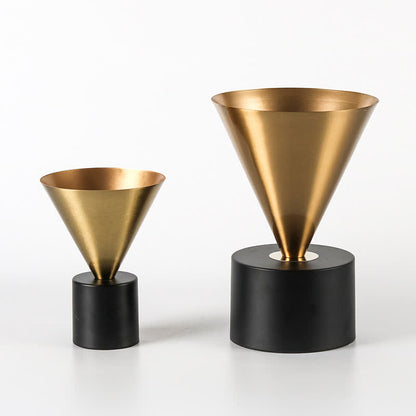 Ornements de vase créatifs en forme de trompette