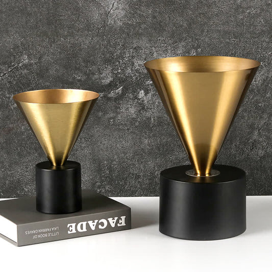 Ornements de vase créatifs en forme de trompette