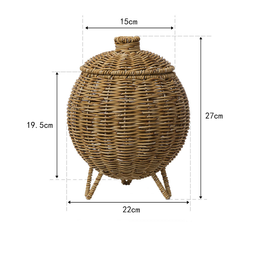 Panier de table tissé à la main