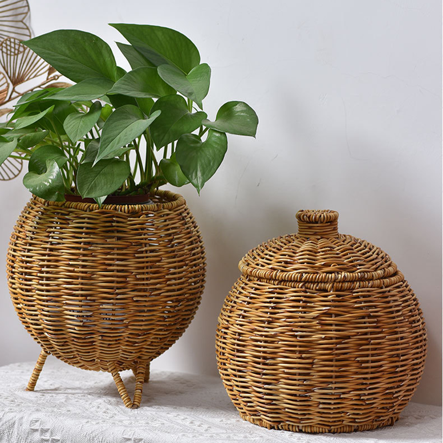 Panier de table tissé à la main