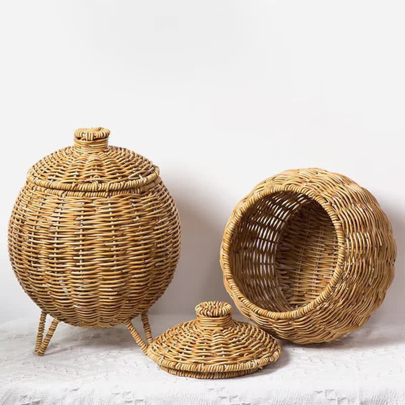 Panier de table tissé à la main