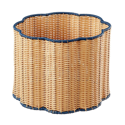 Panier de rangement en rotin simple fait à la main
