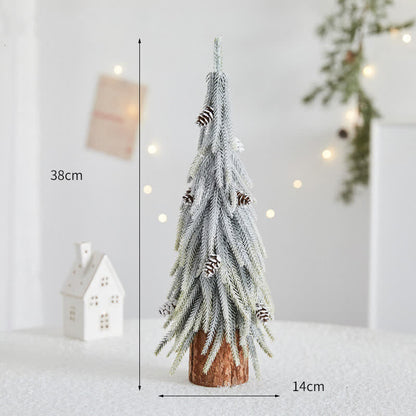Décoration d'intérieur pour sapin de Noël avec de la neige en spray