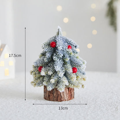 Décoration d'intérieur pour sapin de Noël avec de la neige en spray