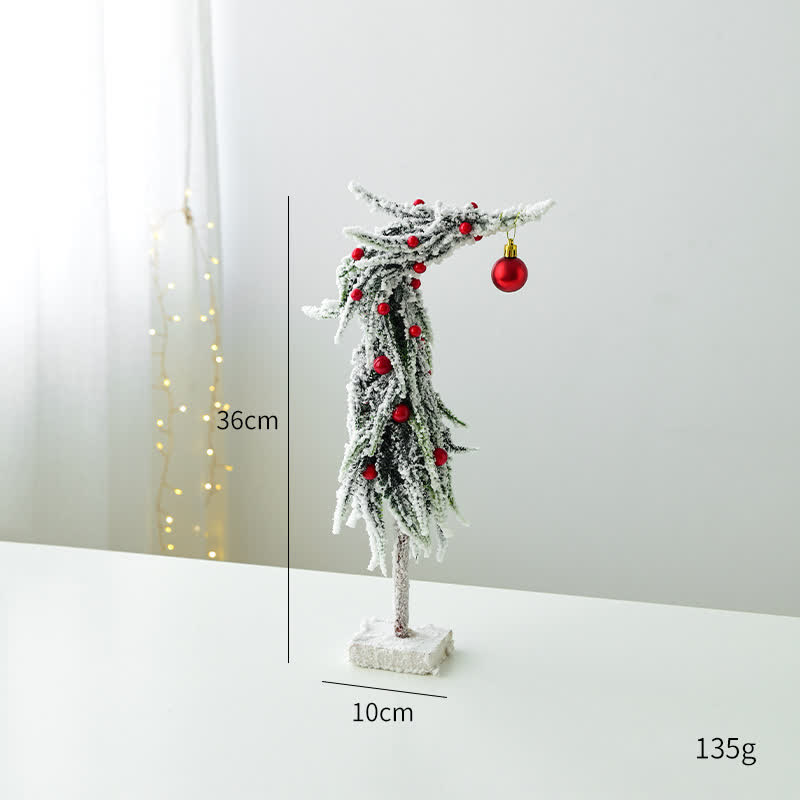 Décoration de Noël pour le bureau avec un cou tordu
