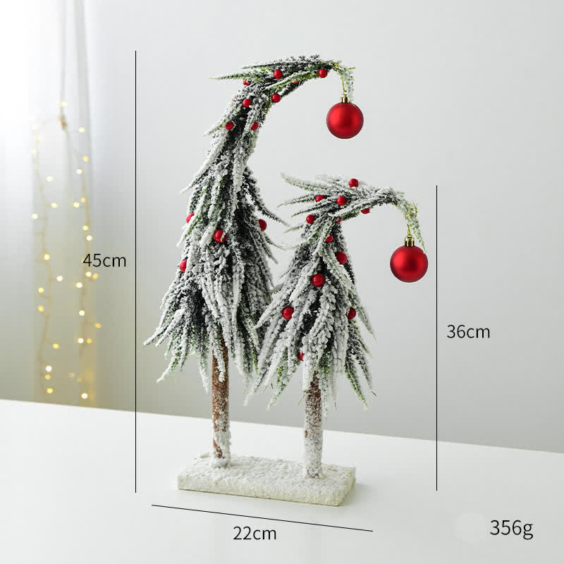 Décoration de Noël pour le bureau avec un cou tordu