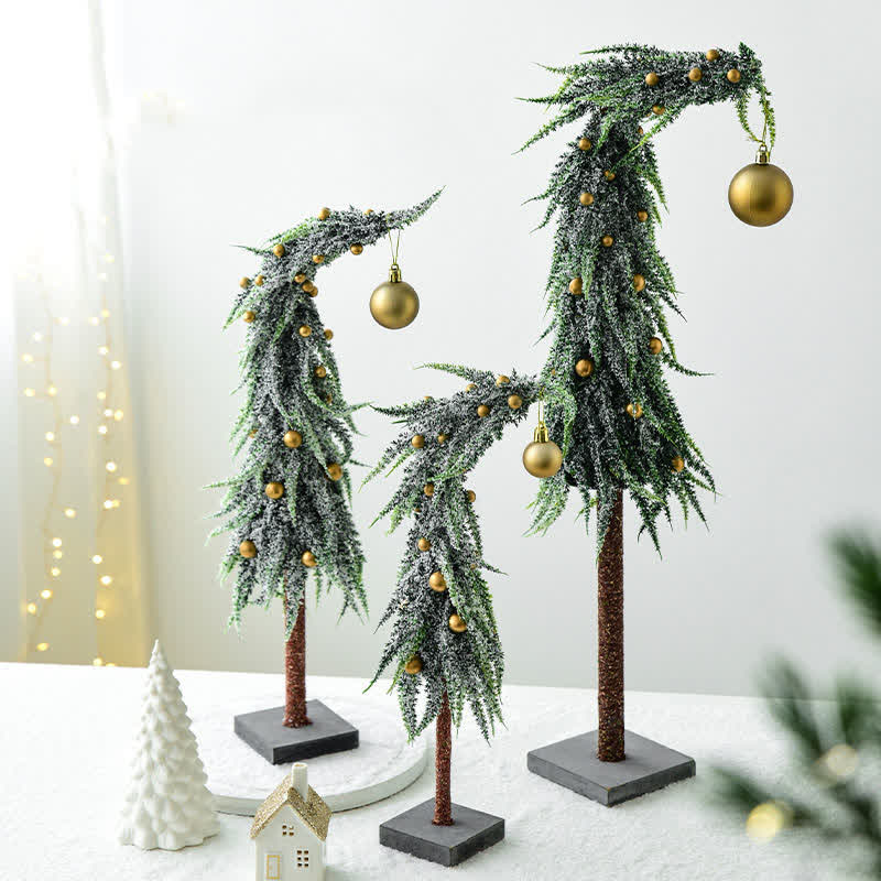 Décoration de Noël pour le bureau avec un cou tordu